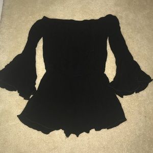 Off the shoulder romper